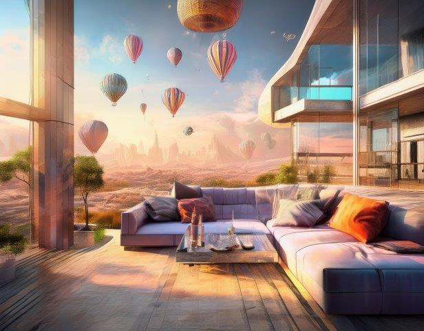 幻想的な空中庭園