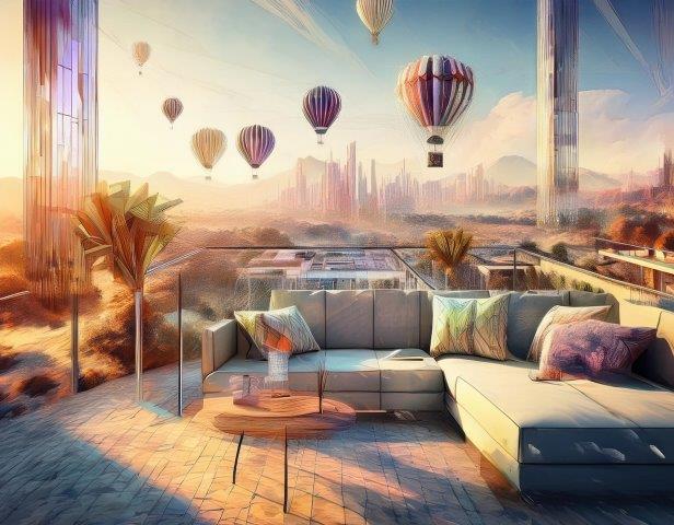 近未来の空中庭園