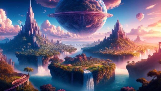 壮大な天空の楽園