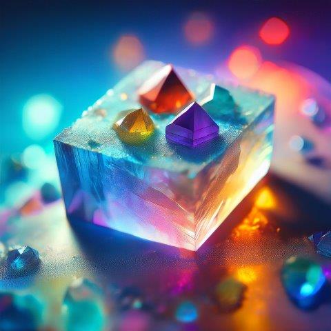 色鮮やかなキャンディーのような結晶