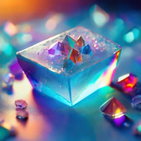 色とりどりの氷