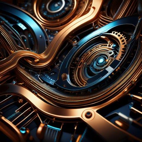 レトロな雰囲気のハイテクマシーン