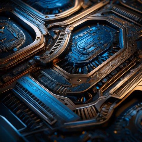 美しい金属質な古代の装飾品